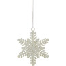 Подвеска снежинка HOUSE OF SEASONS, 10х10 см, белая 83250